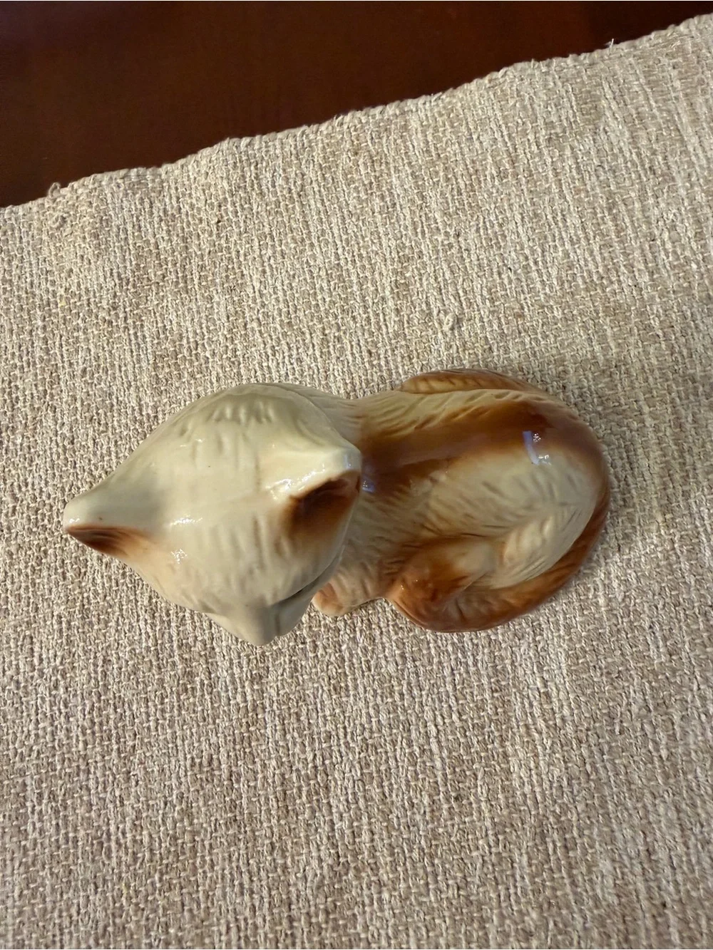 Vintage Ceramic Cat Figurine